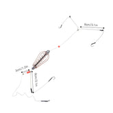 Bait holder with hooks and attachment holes